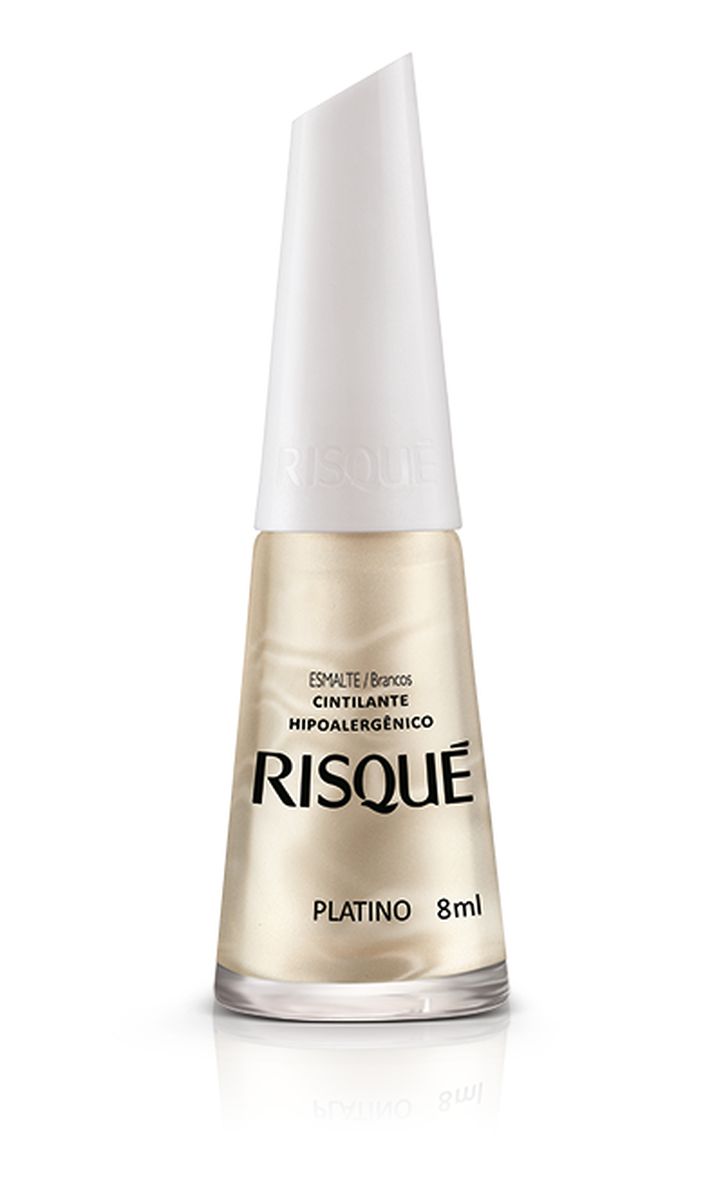 ESMALTE RISQUÉ CINTILANTE PLATINO 8ML