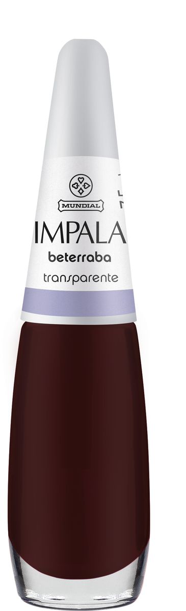 ESMALTE TRANSPARENTE A COR DA MODA BETERRABA IMPALA 7,5ML