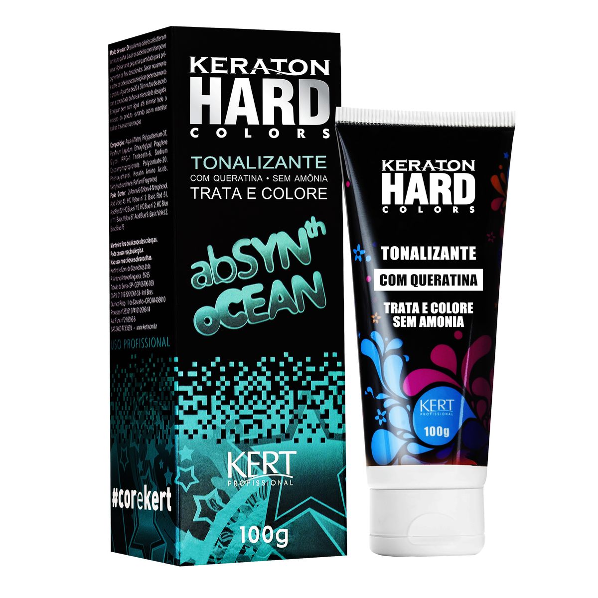 TONALIZANTE KERATON HARD COLORS ABSYNTH OCEAN KERT 100G