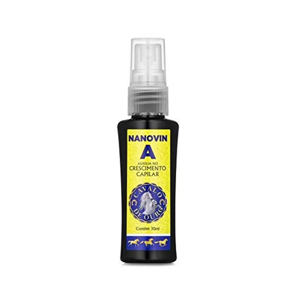 SPRAY DE CRESCIMENTO NANOVIN A CAVALO DE OURO 30ML
