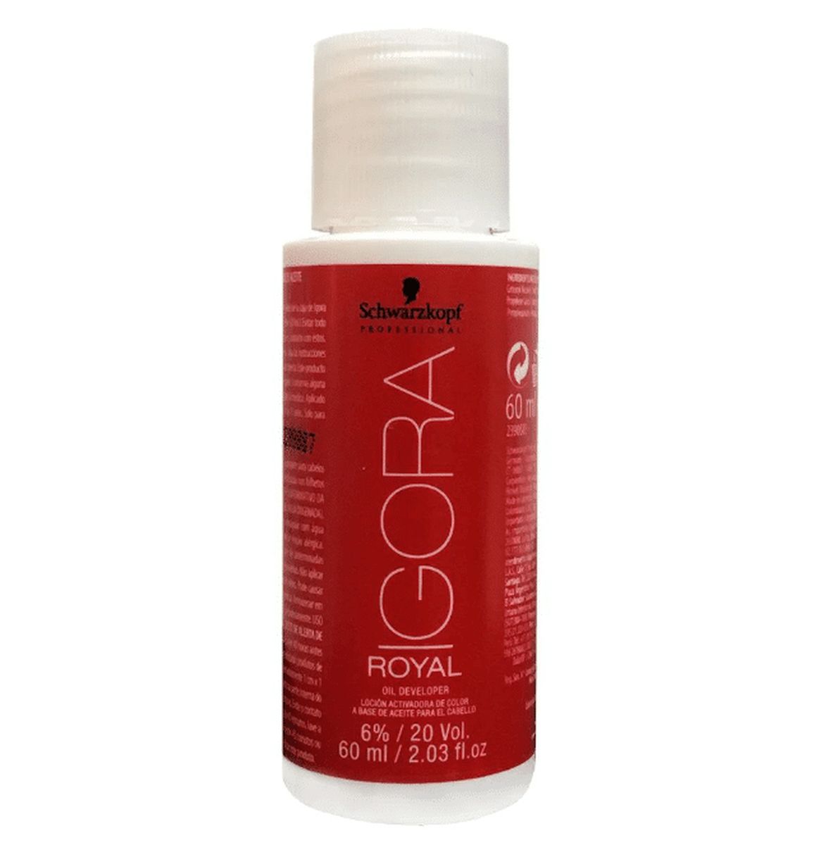 ÁGUA OXIGENADA 20 VOLUMES 6% IGORA ROYAL 60ML