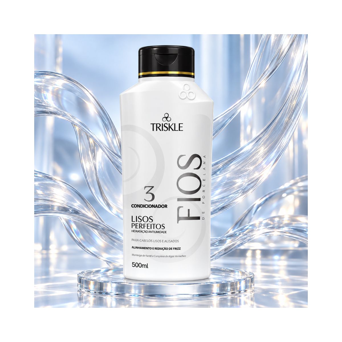 CONDICIONADOR LISOS PERFEITOS FIOS DE PORCELANA TRISKLE 500ML