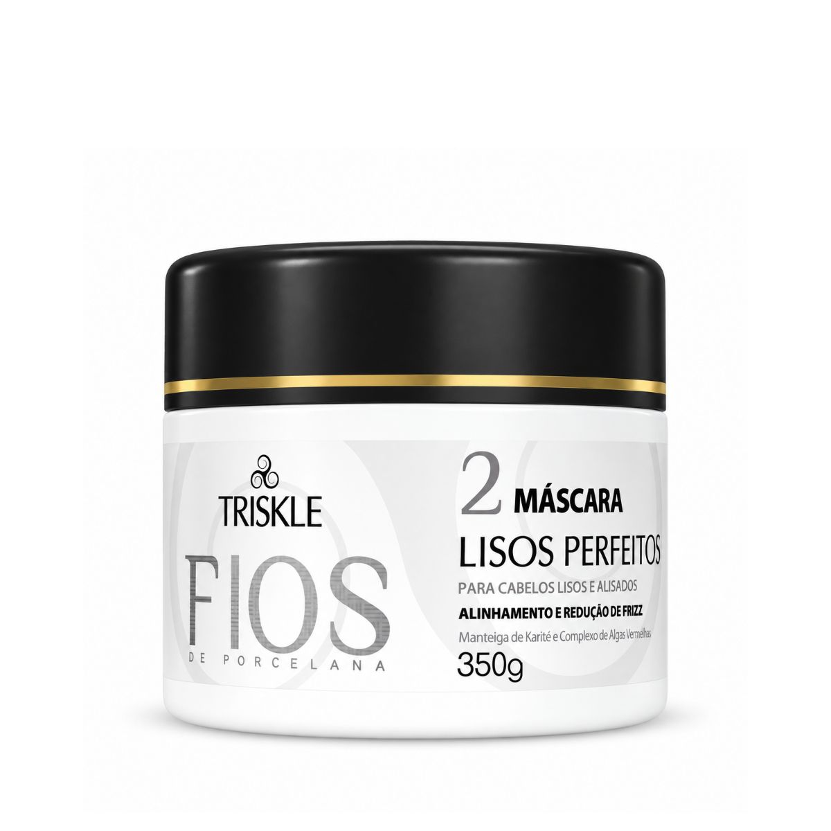 MÁSCARA LISOS PERFEITOS FIOS DE PORCELANA TRISKLE 350G