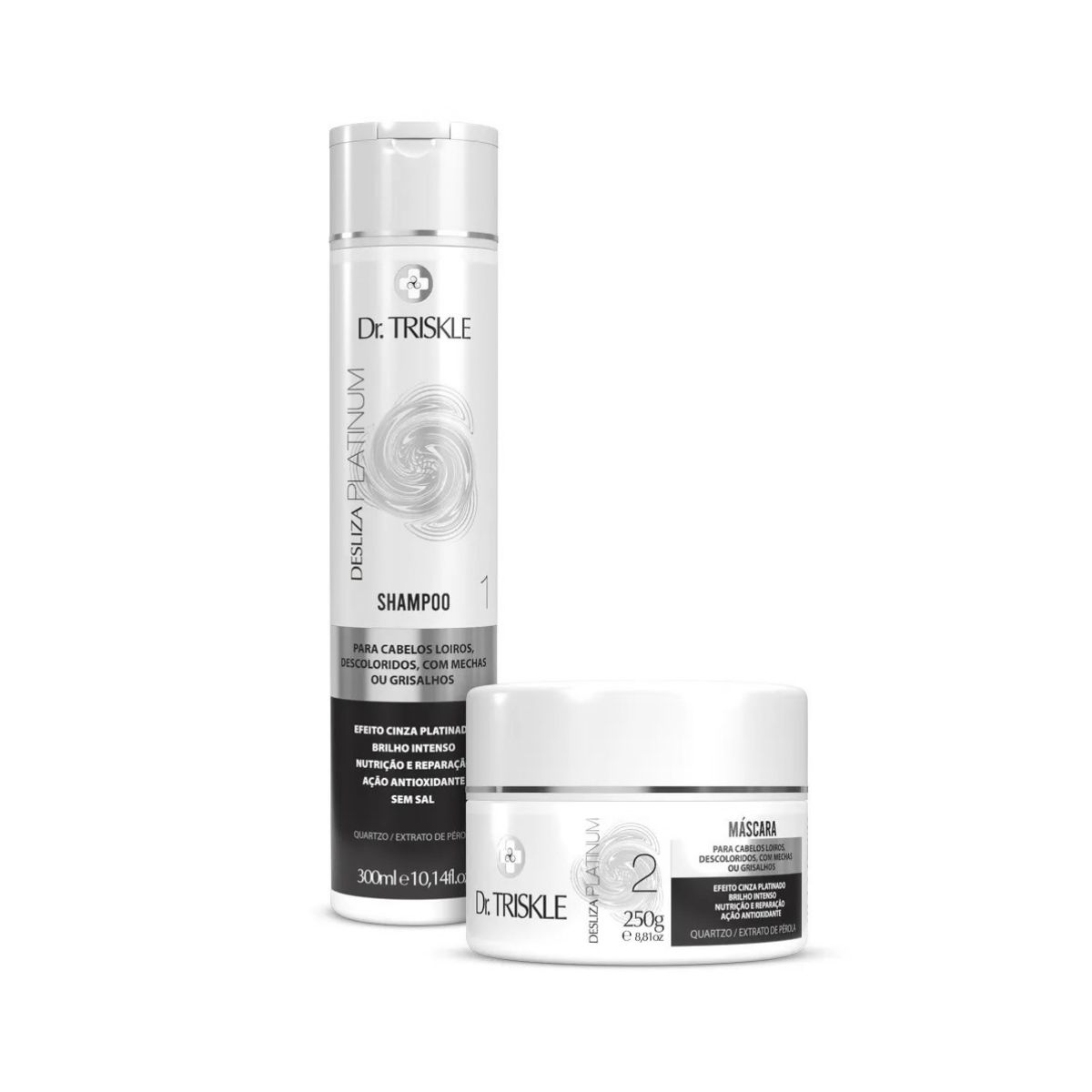 MÁSCARA INTENSIVE REPAIR DESLIZA PLATINUM TRISKLE 250G
