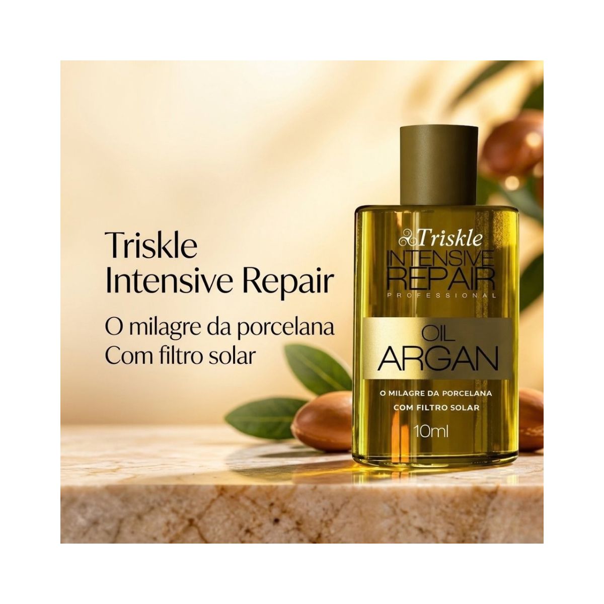 ÓLEO DE ARGAN OIL INTENSIVE REPAIR TRISKLE 10ML