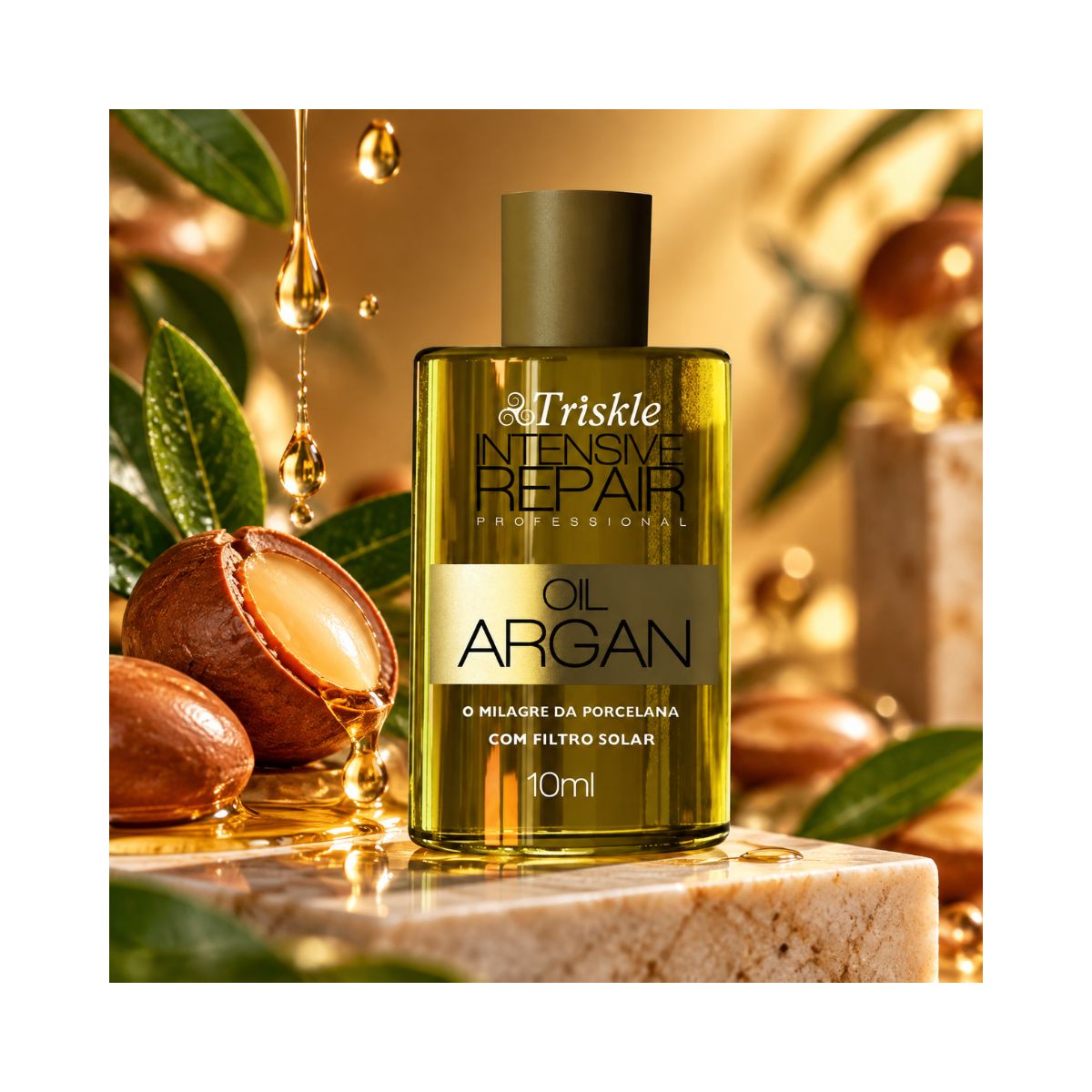 ÓLEO DE ARGAN OIL INTENSIVE REPAIR TRISKLE 10ML