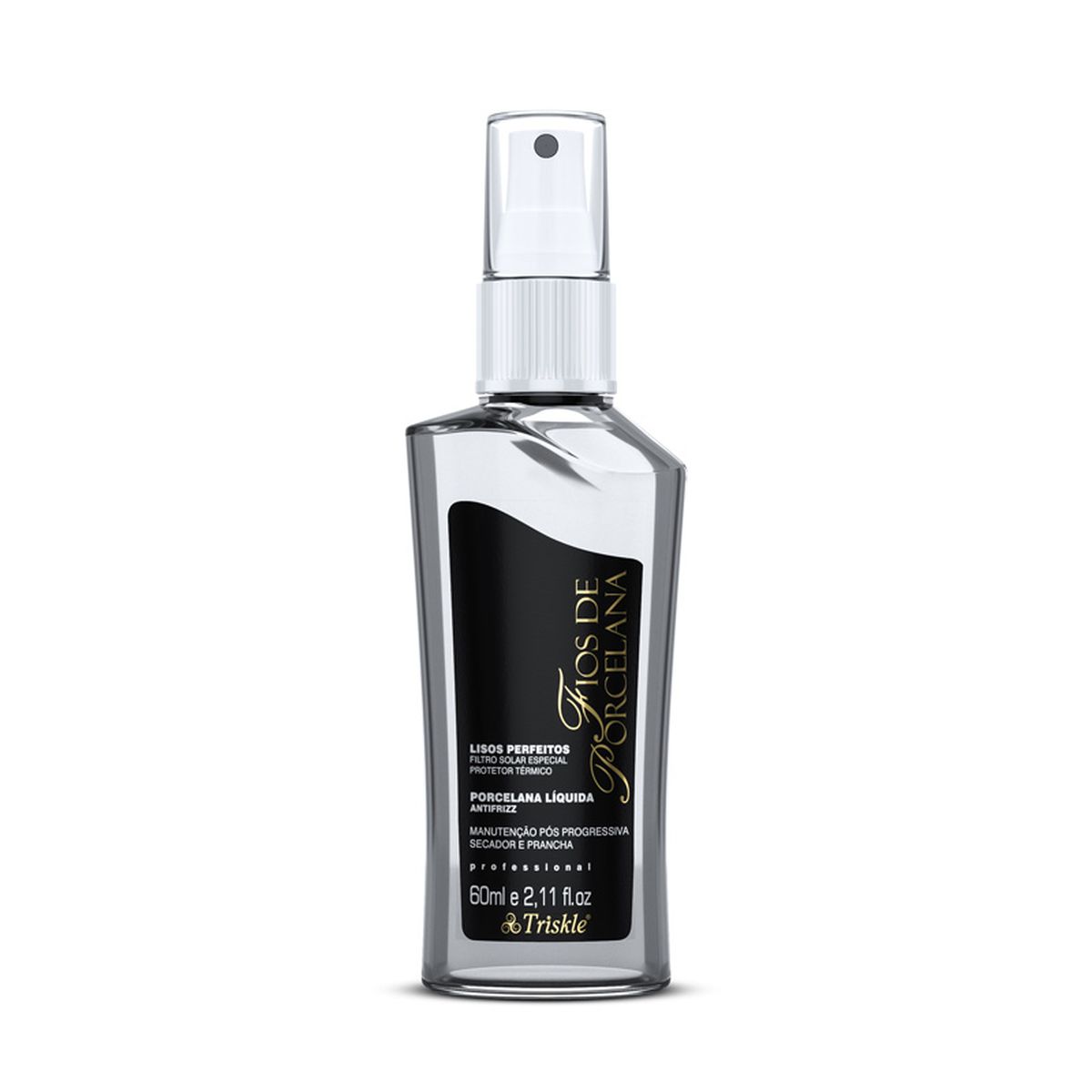 PORCELANA LÍQUIDA LISOS PERFEITOS FIOS DE PORCELANA TRISKLE 60ML
