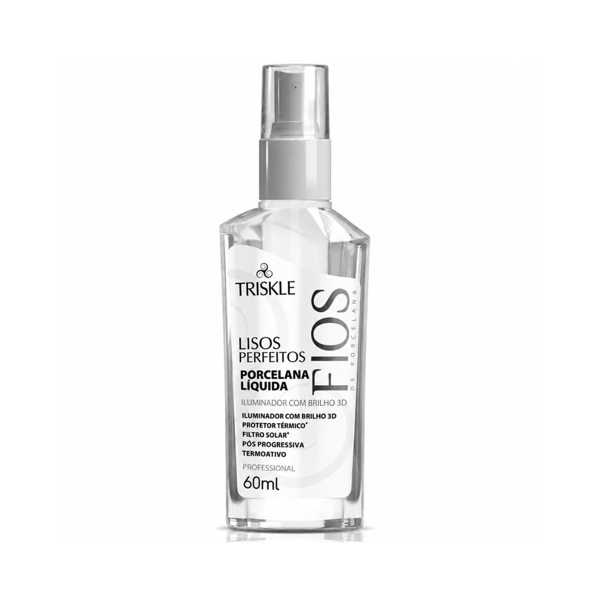 PORCELANA LÍQUIDA LISOS PERFEITOS FIOS DE PORCELANA TRISKLE 60ML