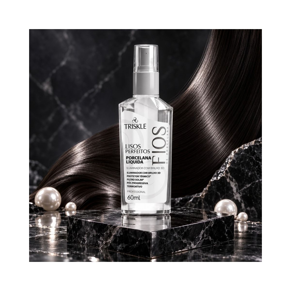 PORCELANA LÍQUIDA LISOS PERFEITOS FIOS DE PORCELANA TRISKLE 60ML