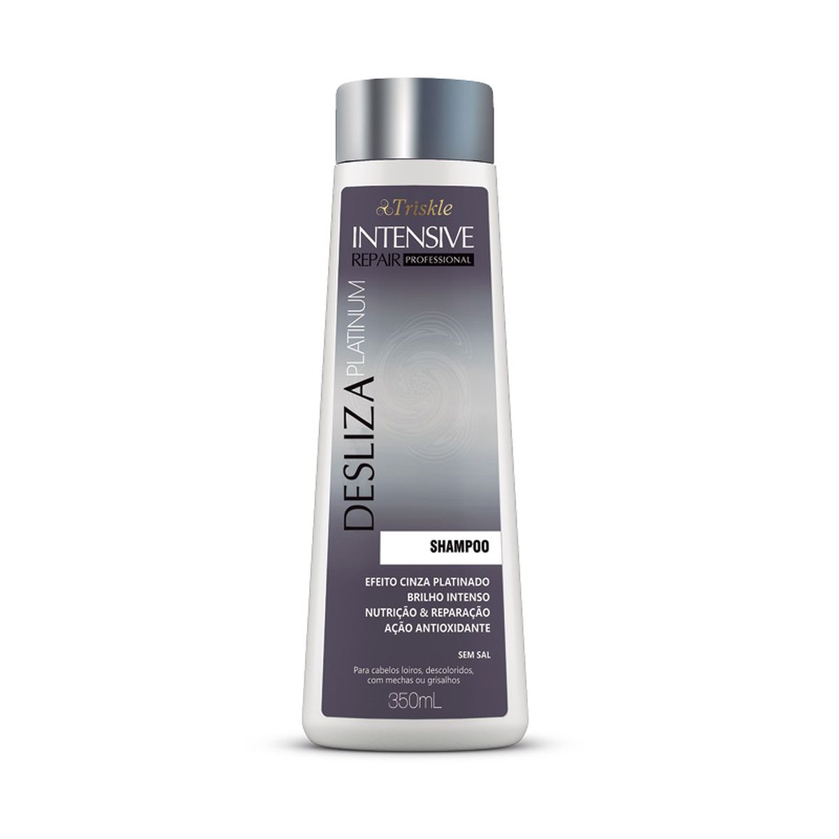 SHAMPOO INTENSIVE REPAIR DESLIZA PLATINUM TRISKLE 300ML