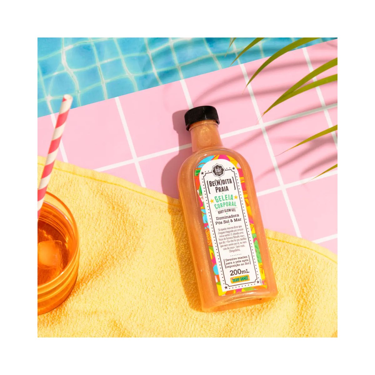 LOÇÃO GELEIA CORPORAL ILUMINADOR LOLA COSMETICS 200ML