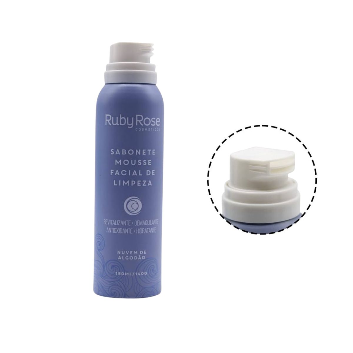 SABONETE FACIAL MOUSSE NUVEM DE ALGODÃO 150ML HB-320