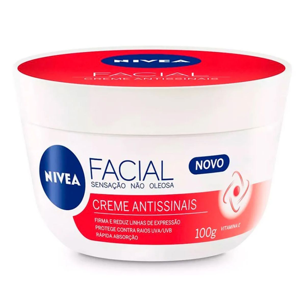 CREME FACIAL ANTISSINAIS E ANTI-IDADE NIVEA 100G