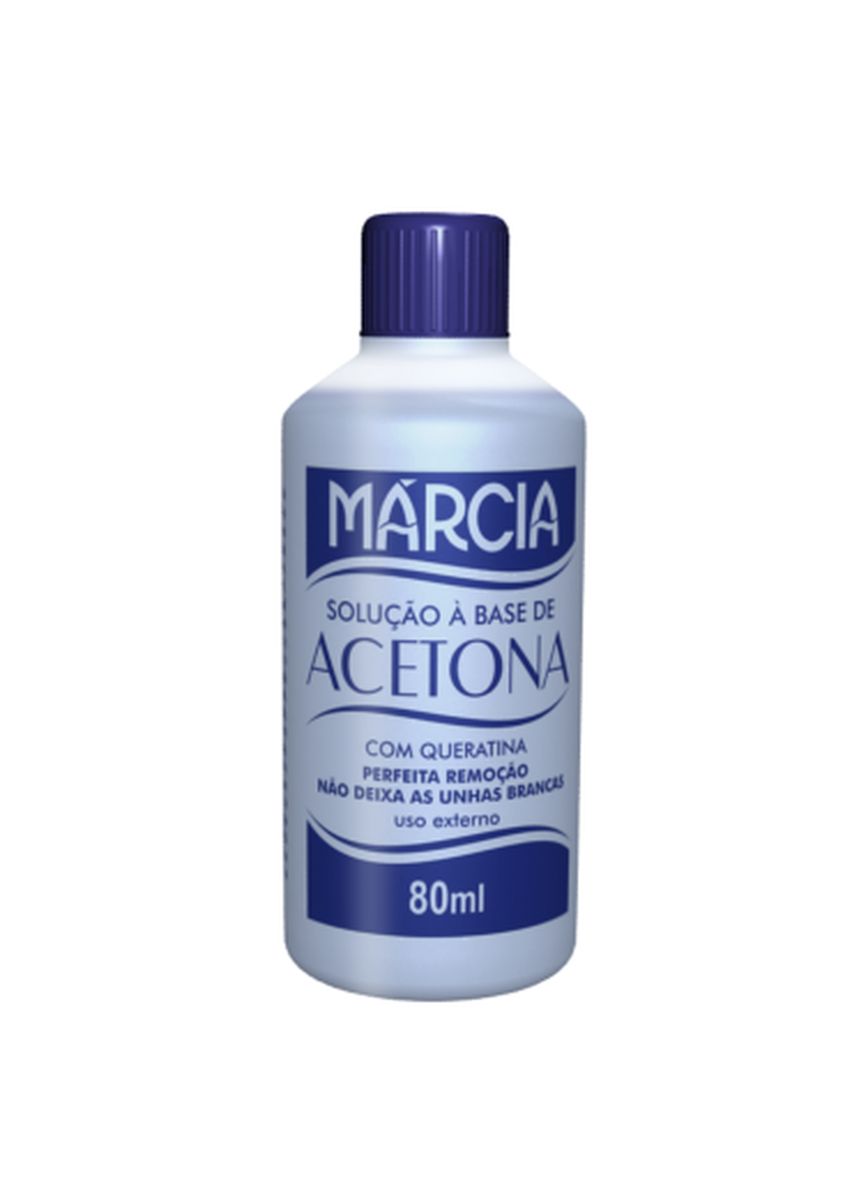 REMOVEDOR DE ESMALTE COM ACETONA MÁRCIA 80ML