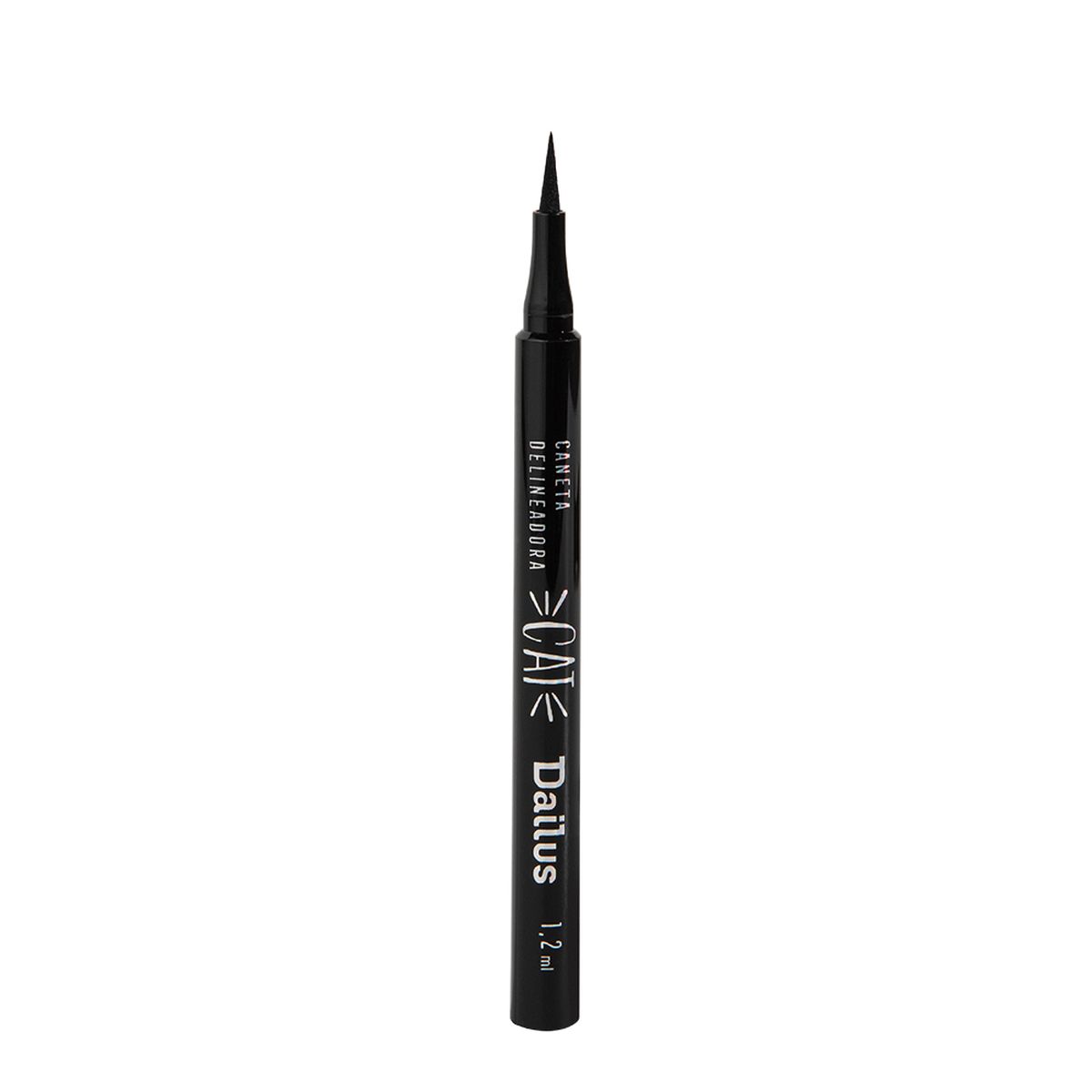 CANETA DELINEADORA CAT VEGANO 02 PRETO DAILUS 1,2ML