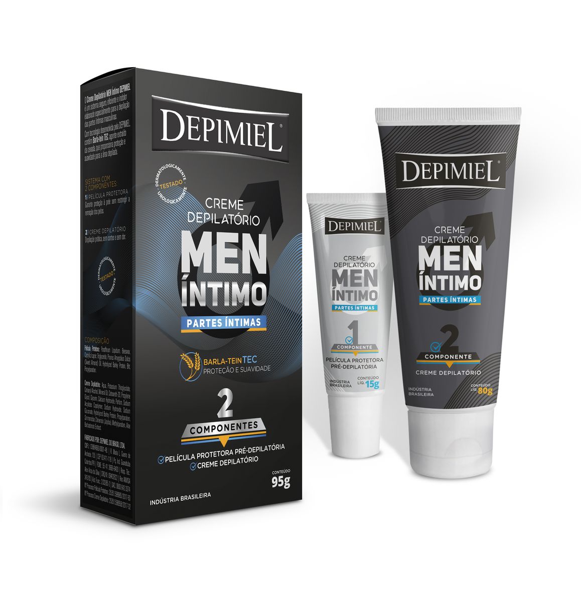 CREME DEPIMIEL DEPILATÓRIO ÍNTIMO MEN 95G