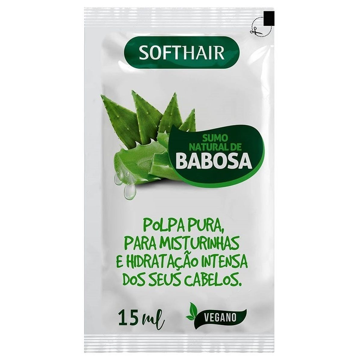 SACHE SUMO DE BABOSA SOFT HAIR 15ML