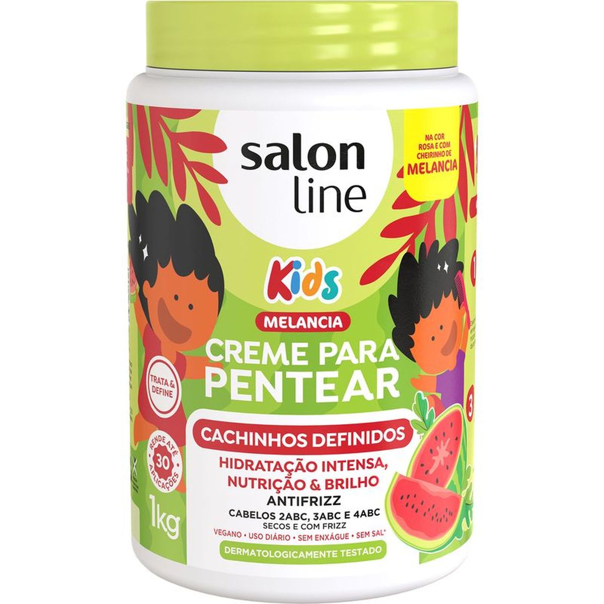 CREME PARA PENTEAR KIDS CACHOS DEFINIDOS SALON LINE 1KG