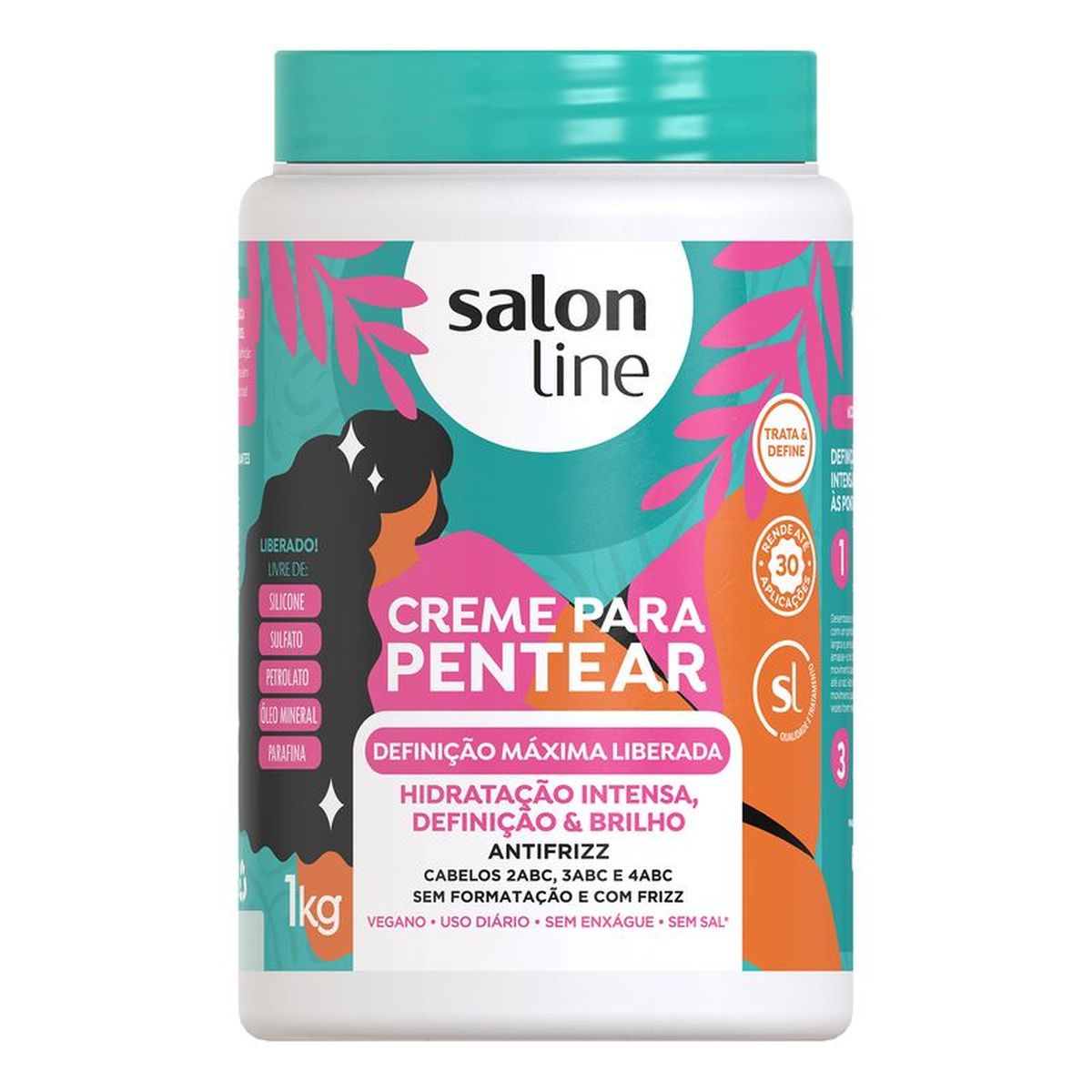 CREME PARA PENTEAR DEFINIÇÃO MÁXIMA LIBERADO SALON LINE 1KG