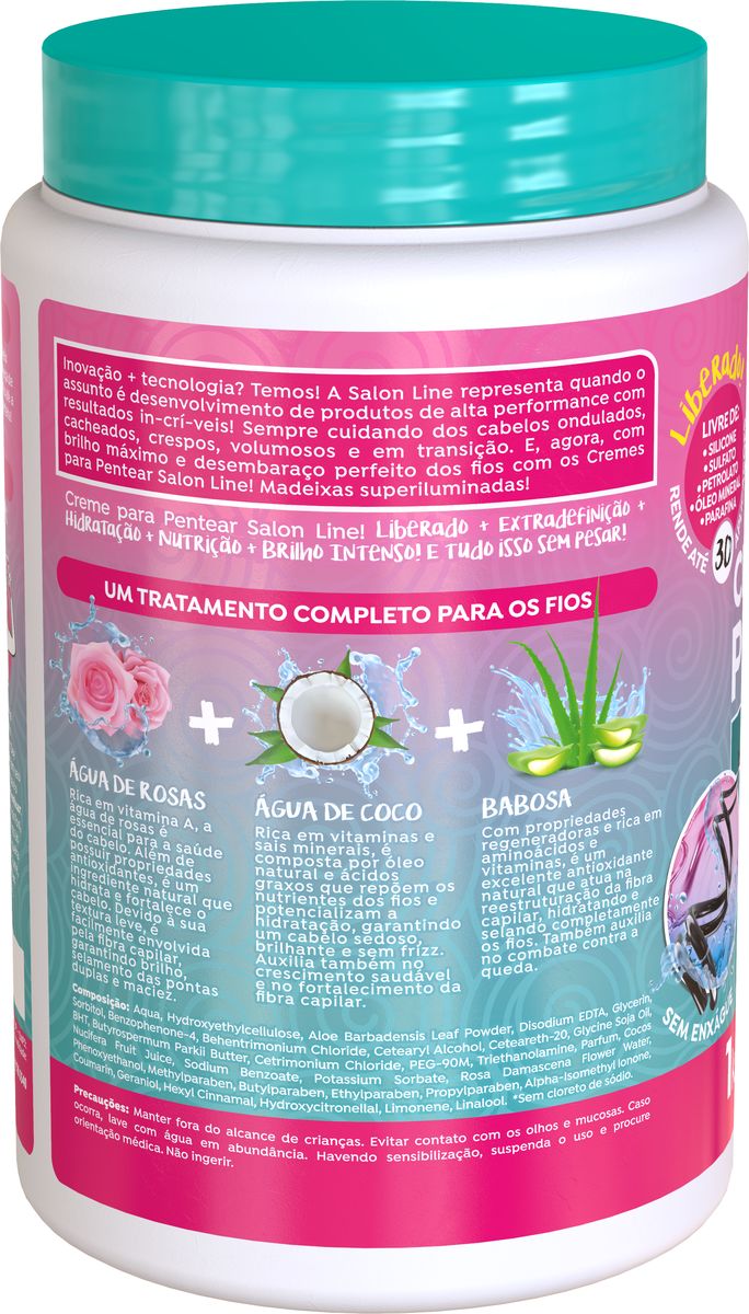 CREME PARA PENTEAR DEFINIÇÃO MÁXIMA LIBERADO SALON LINE 1KG