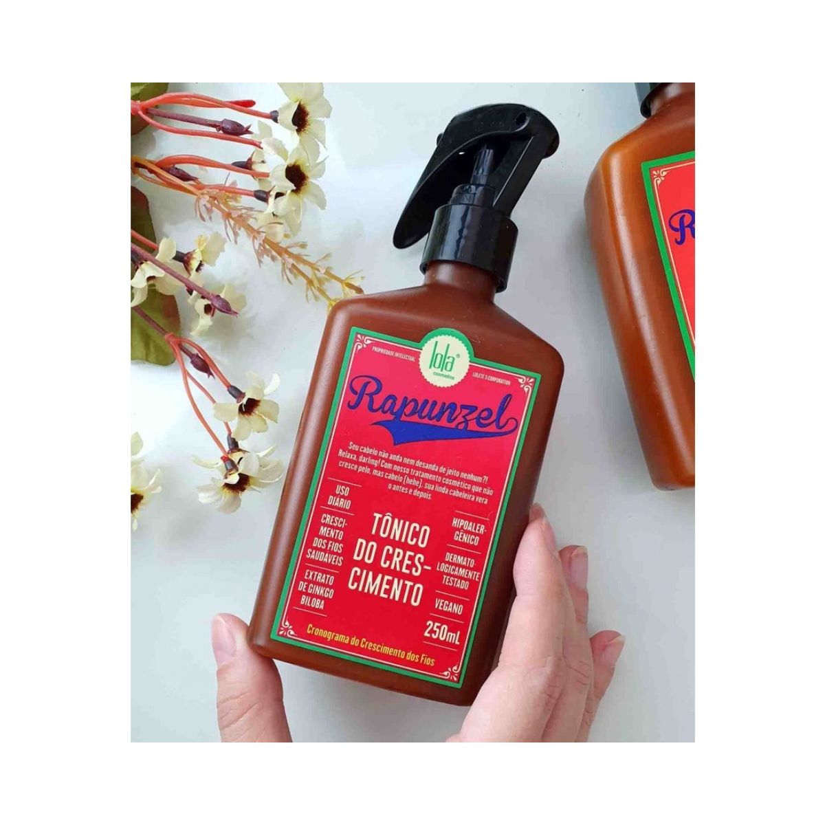 TÔNICO DE CRESCIMENTO RAPUNZEL LOLA COSMETICS 250ML
