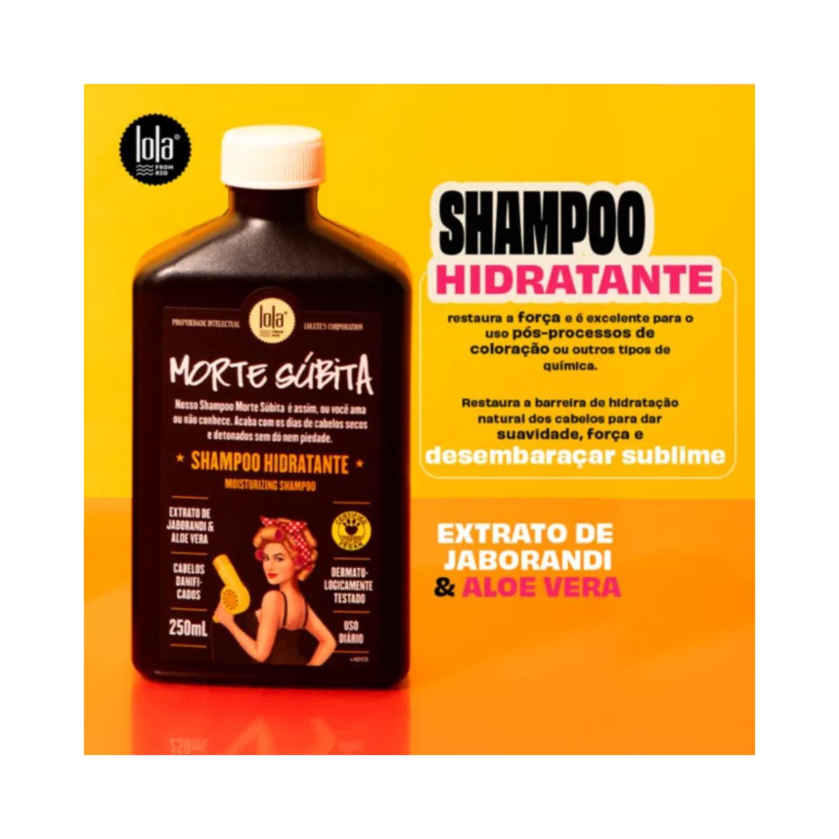 SHAMPOO MORTE SUBITA LOLA COSMETICS 250ML