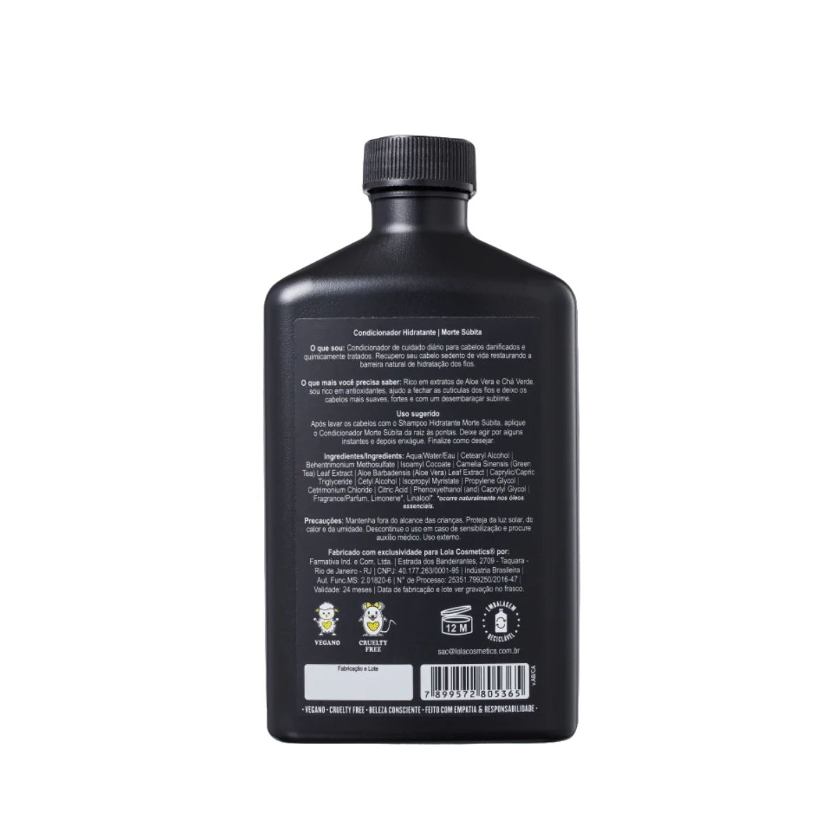 CONDICIONADOR HIDRATANTE MORTE SÚBITA LOLA COSMETICS 250ML