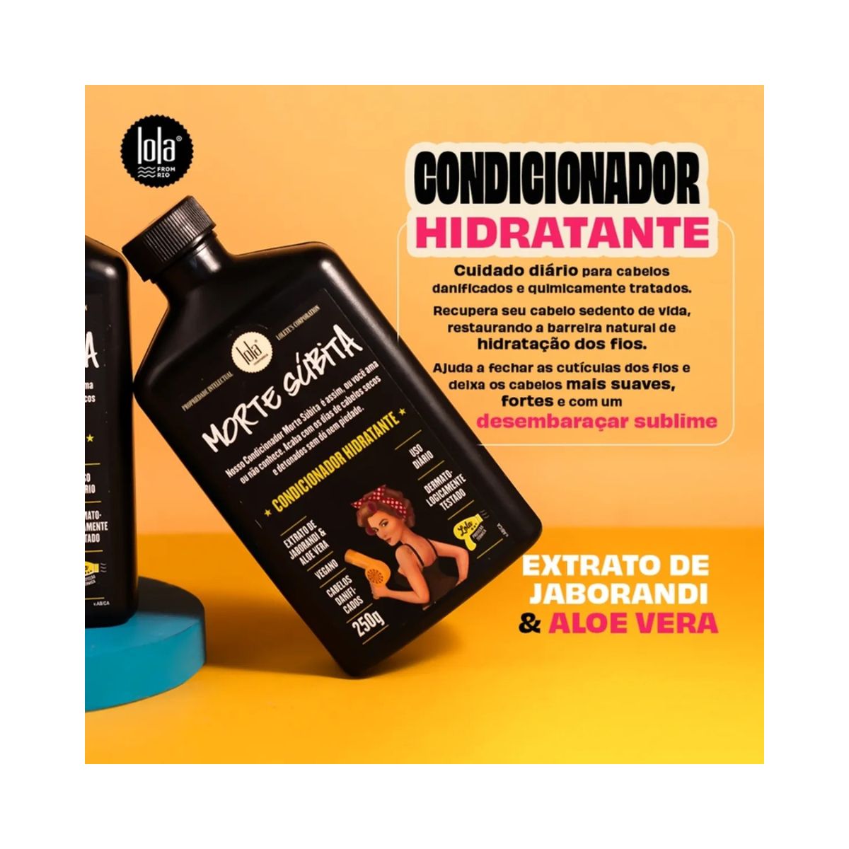 CONDICIONADOR HIDRATANTE MORTE SÚBITA LOLA COSMETICS 250ML