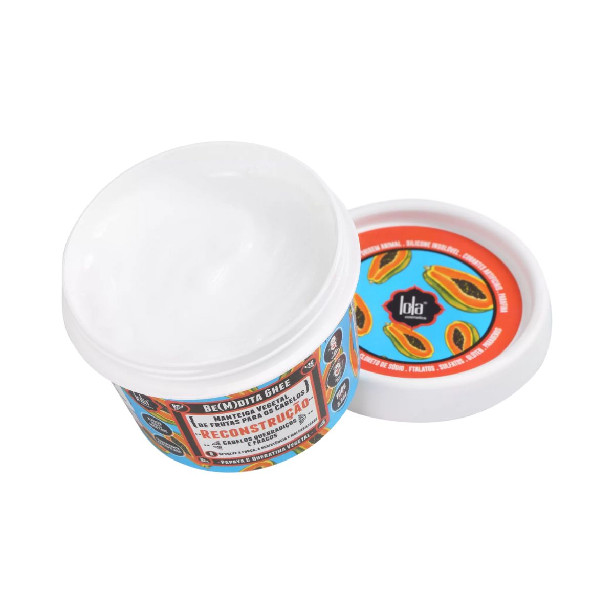 MÁSCARA CAPILAR BE(M)DITA GHEE RECONSTRUÇÂO LOLA COSMETICS 100G