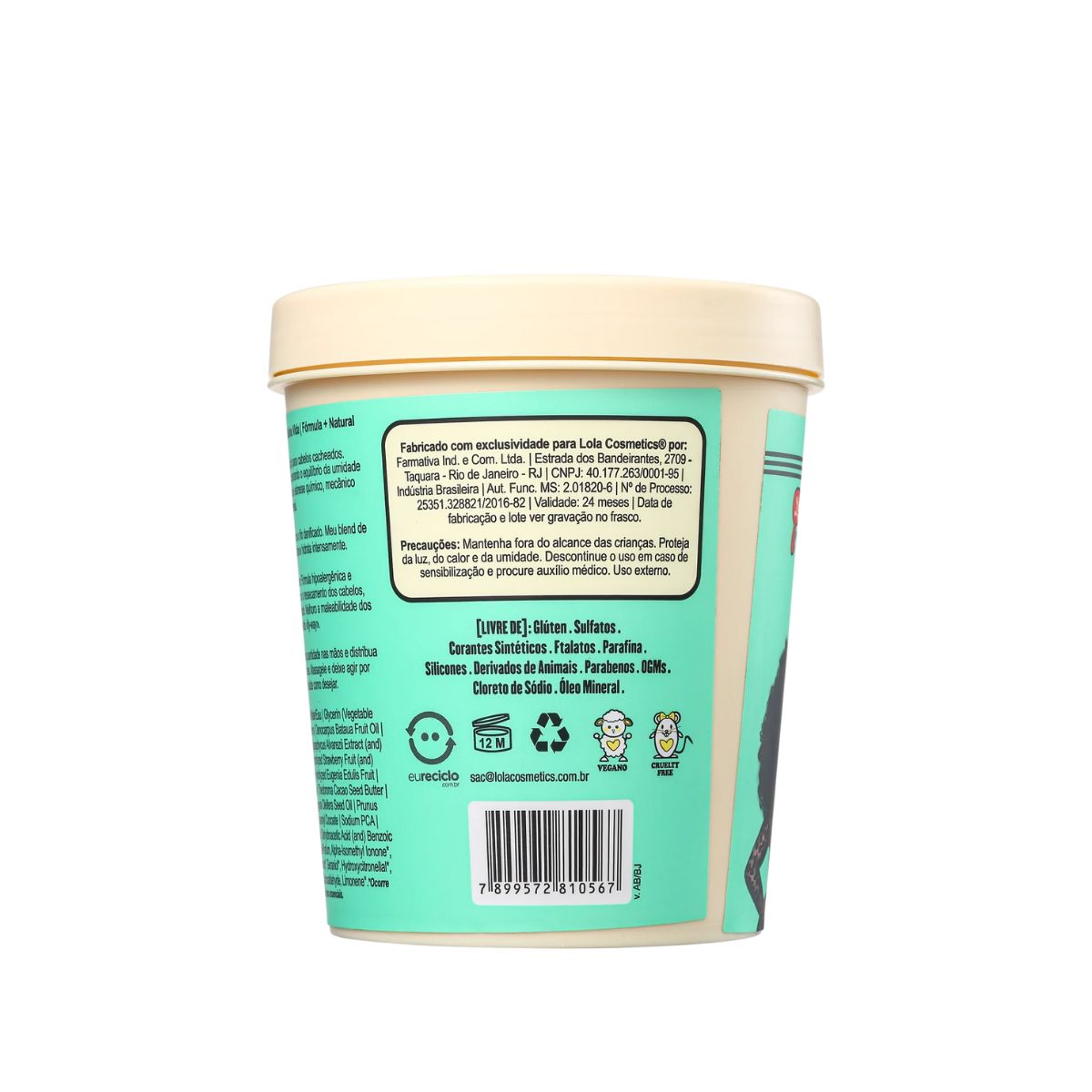 MÁSCARA CAPILAR MEU CACHO MINHA VIDA LOLA COSMETICS 450G