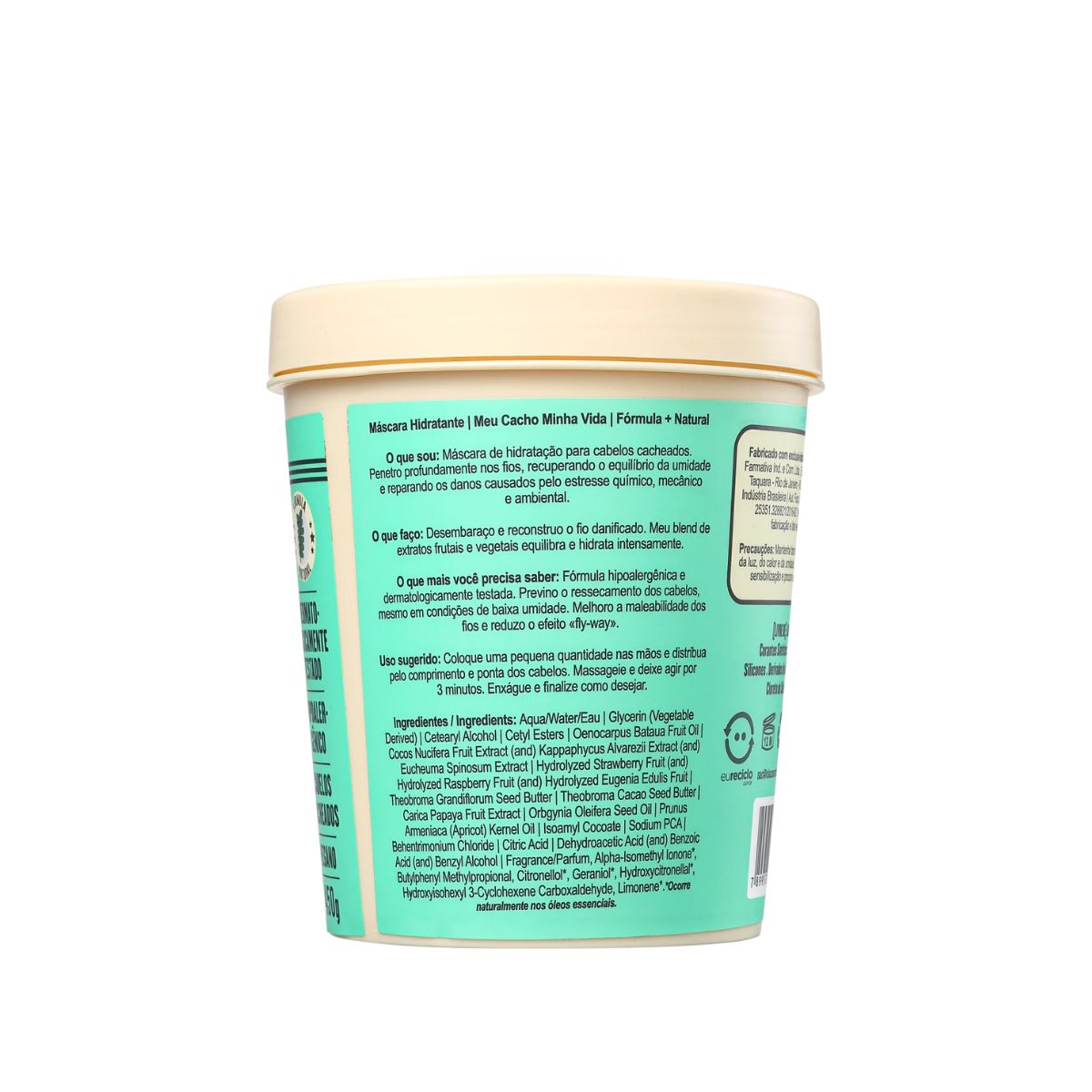 MÁSCARA CAPILAR MEU CACHO MINHA VIDA LOLA COSMETICS 450G