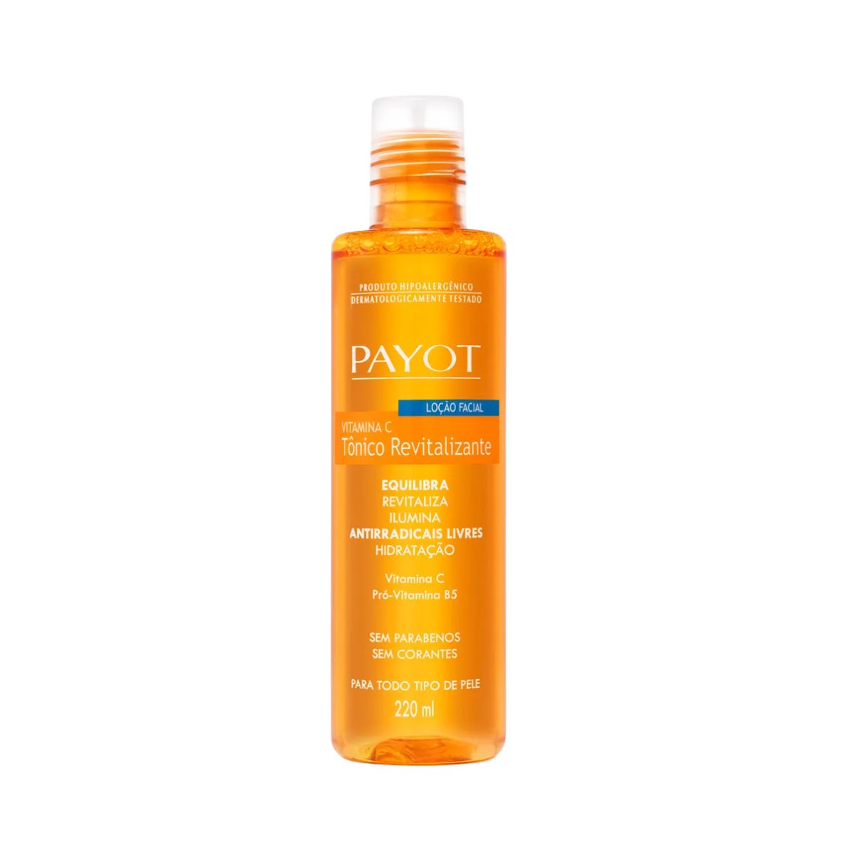 LOÇÃO FACIAL TÔNICO REVITALIZANTE VITAMINA C PAYOT 220ML