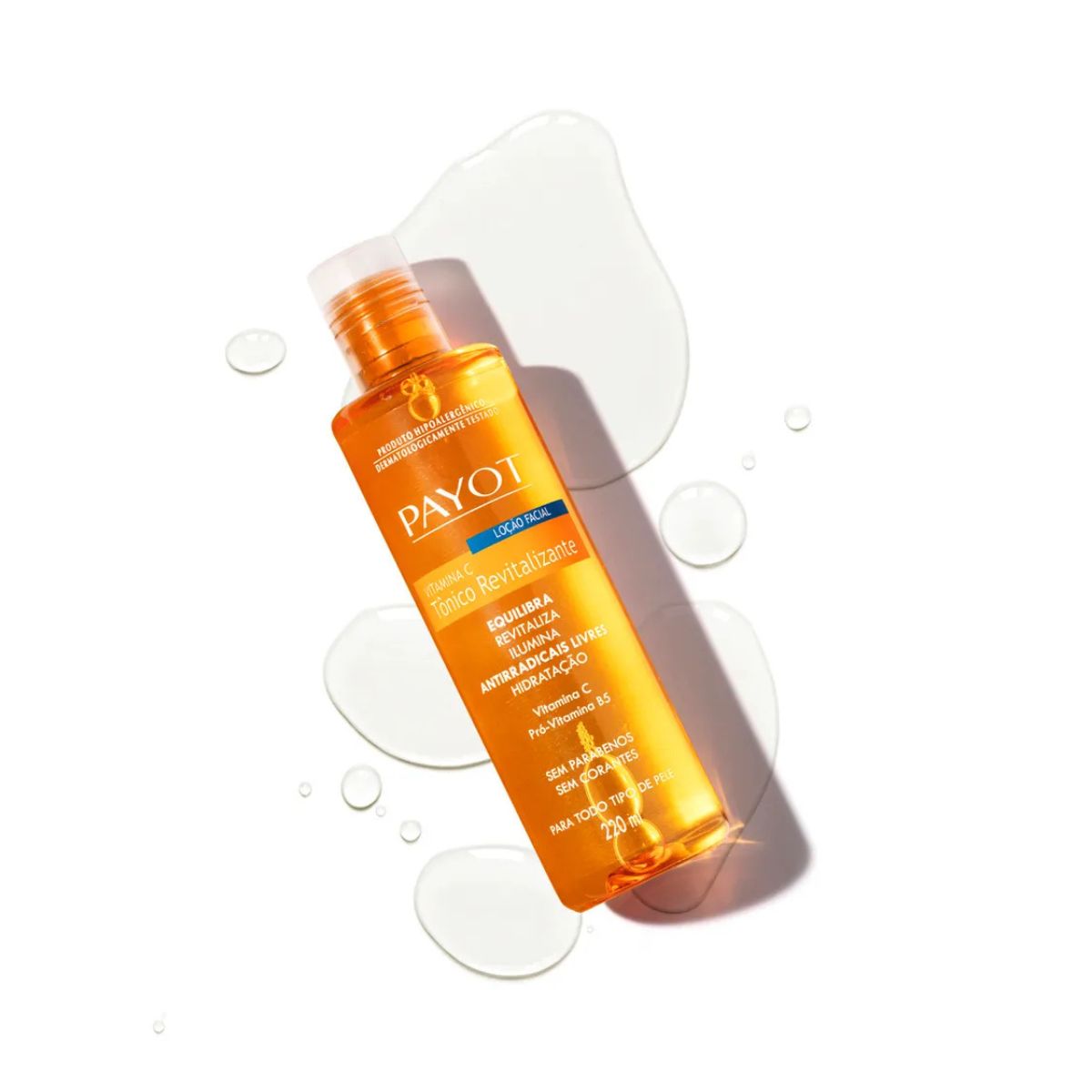 LOÇÃO FACIAL TÔNICO REVITALIZANTE VITAMINA C PAYOT 220ML