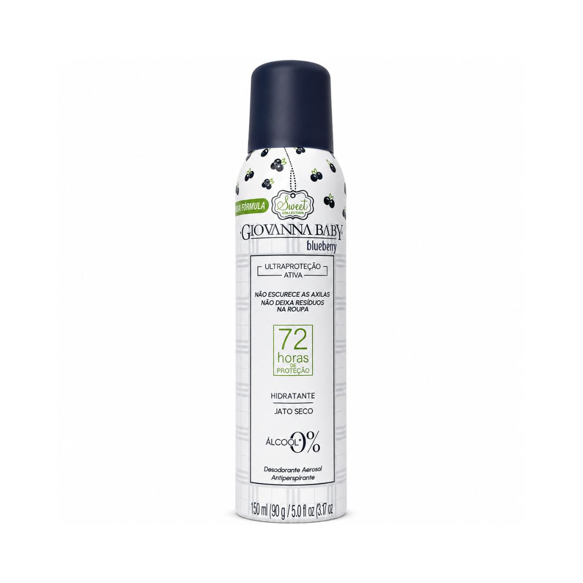 DESODORANTE AEROSOL GIOVANNA BABY BLUEBERRY 150ML
