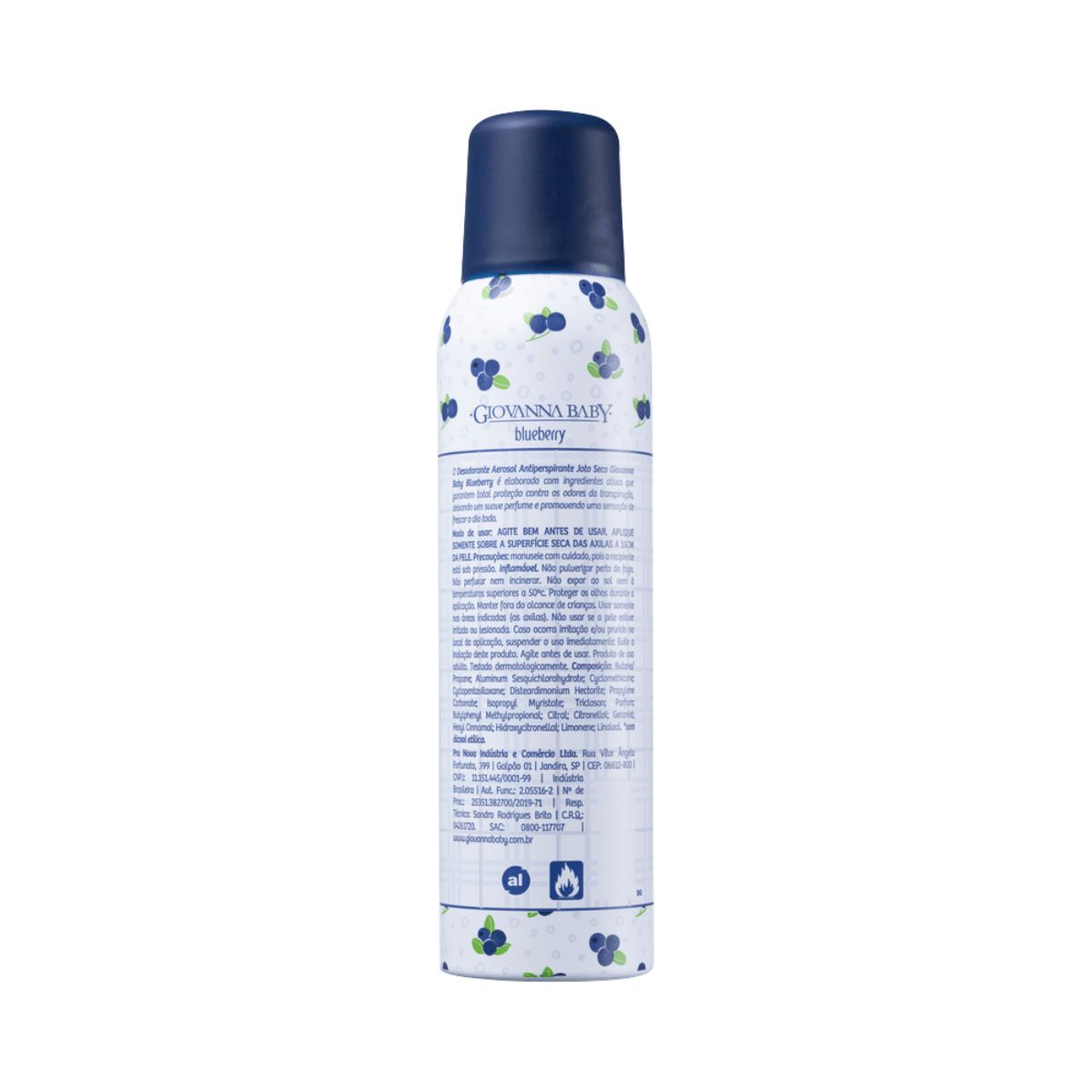 DESODORANTE AEROSOL GIOVANNA BABY BLUEBERRY 150ML