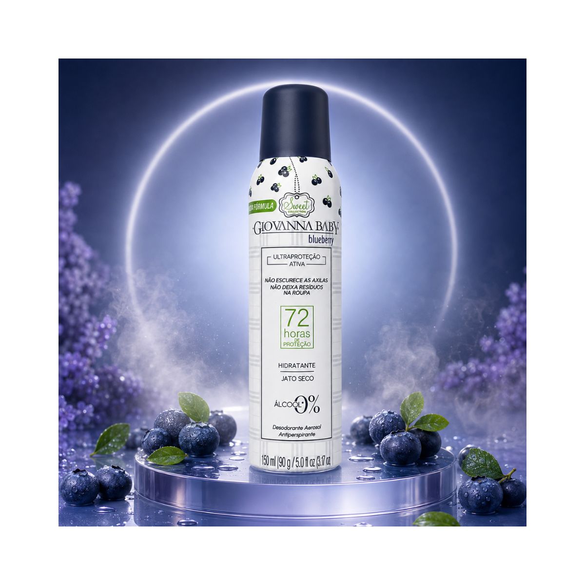 DESODORANTE AEROSOL GIOVANNA BABY BLUEBERRY 150ML