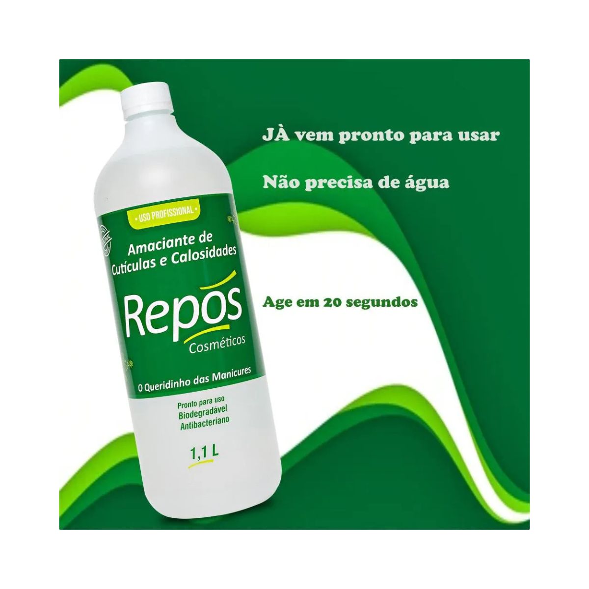 AMACIANTE LIQUIDO DE CUTÍCULAS E CALOSIDADE REPÓS 1,1L