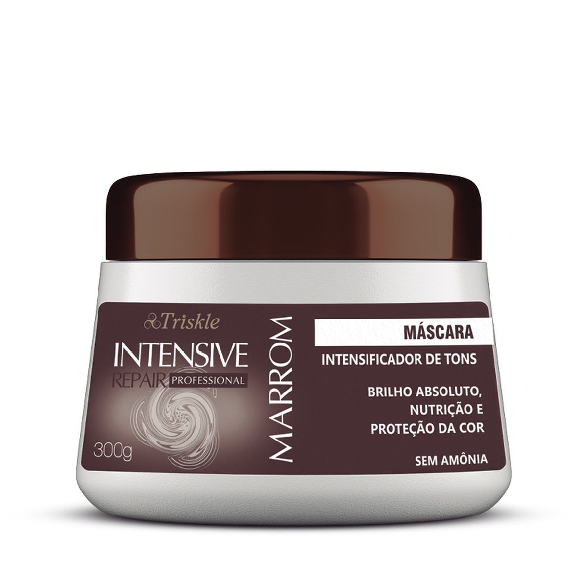 MÁSCARA INTENSIVE REPAIR MARROM INTENSIFICADOR DE TONS TRISKLE 300G