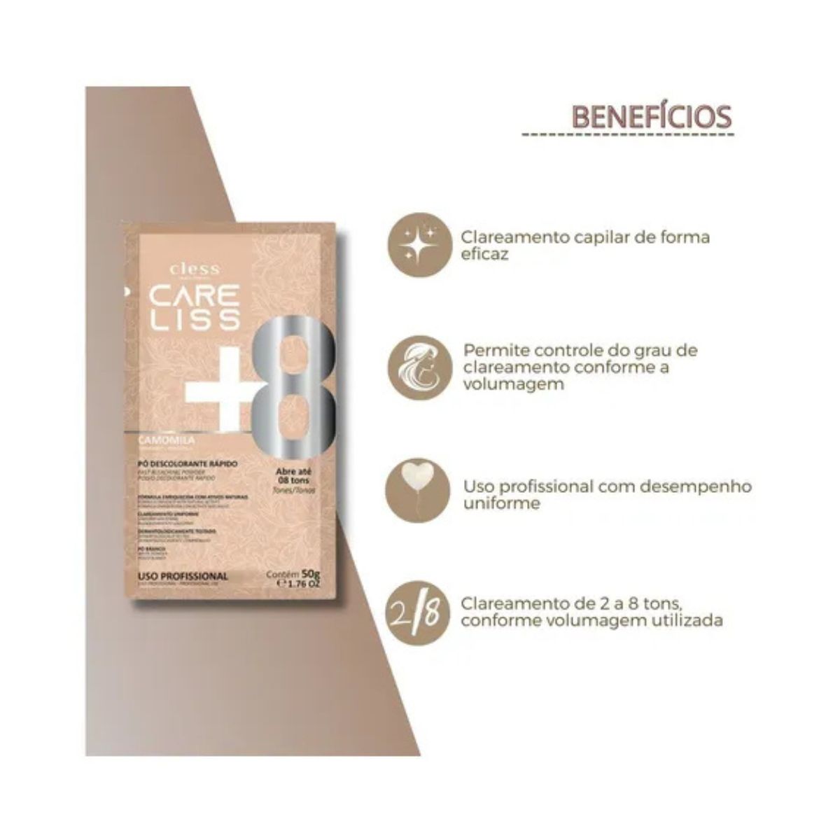 DESCOLORANTE CARE LISS CAMOMILA 50G