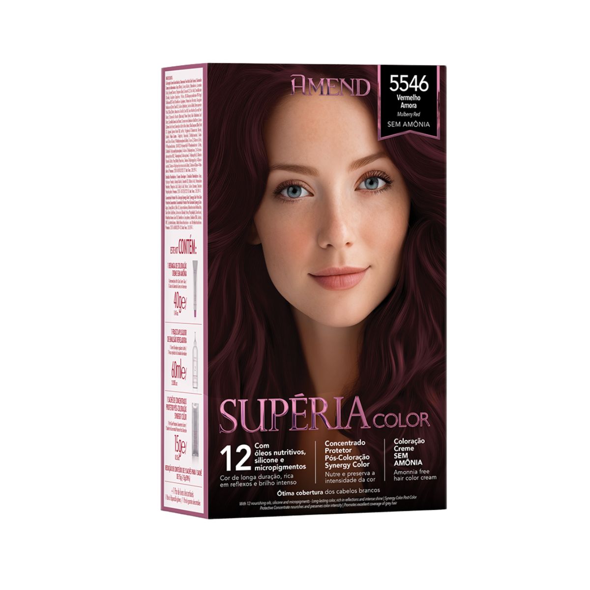 TONALIZANTE SUPÉRIA COLOR 5546 VERMELHO AMORA AMEND
