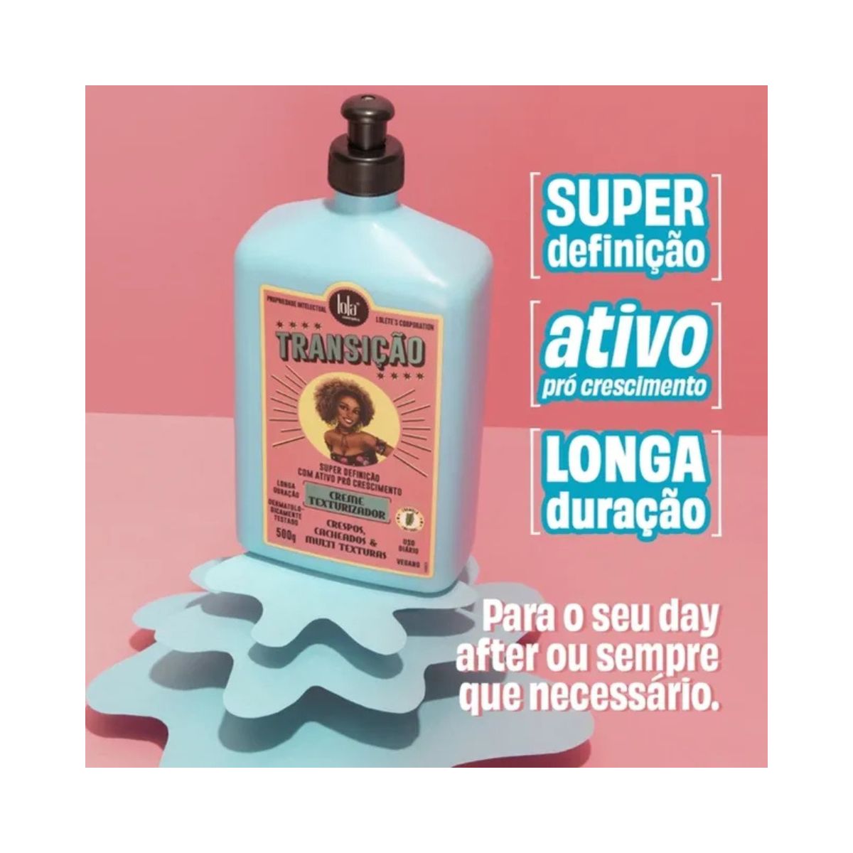 CREME TEXTURIZADOR TRANSIÇÃO LOLA COSMETICS 500G