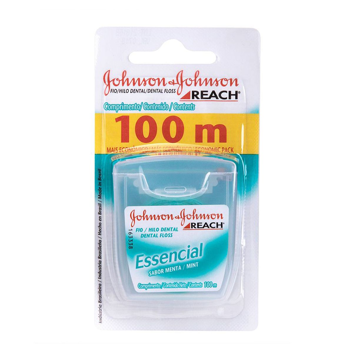 FIO DENTAL REGULAR MENTA JOHNSON & JOHNSON 100 METROS