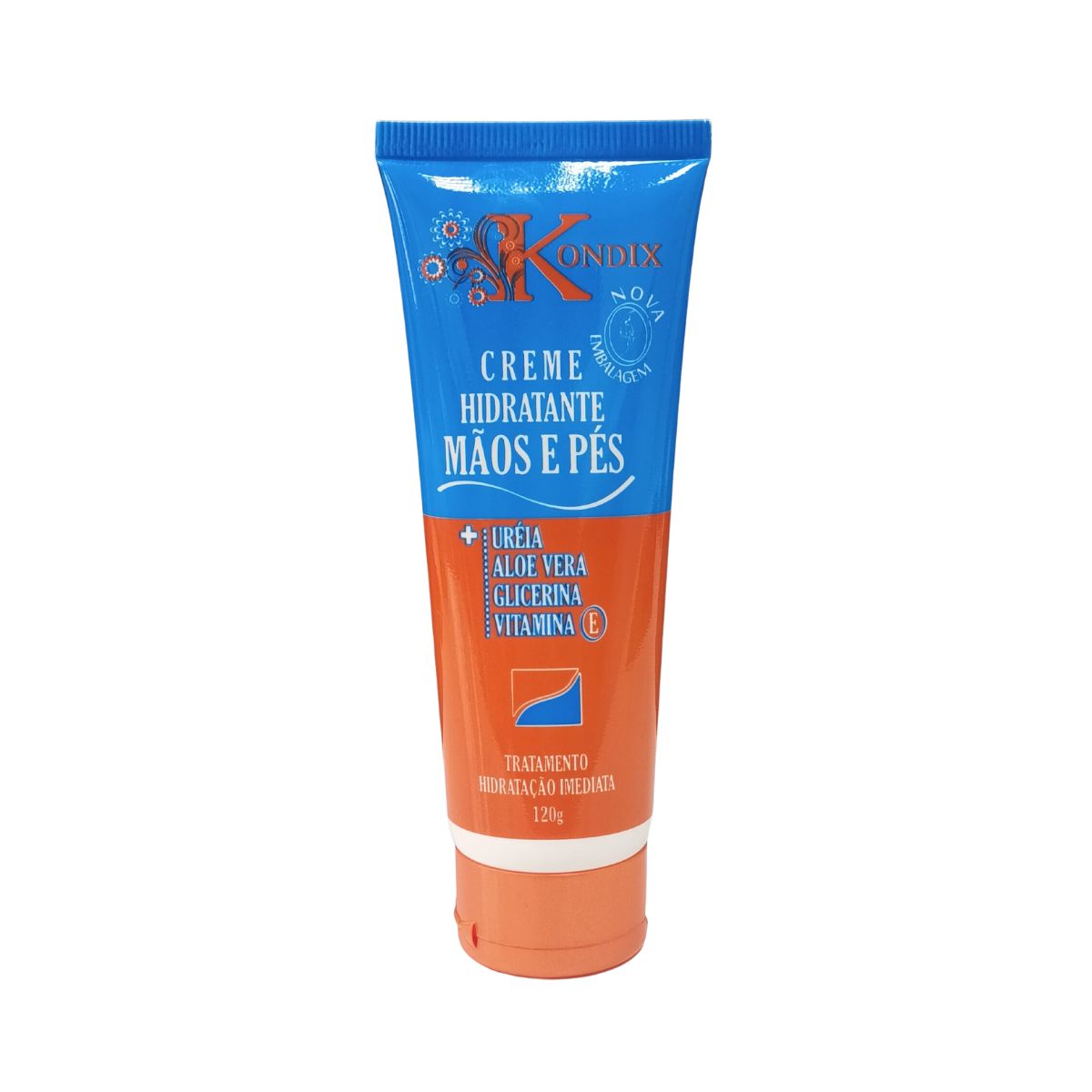 CREME HIDRATANTE MAOS E PES COM UREIA KONDIX 120G