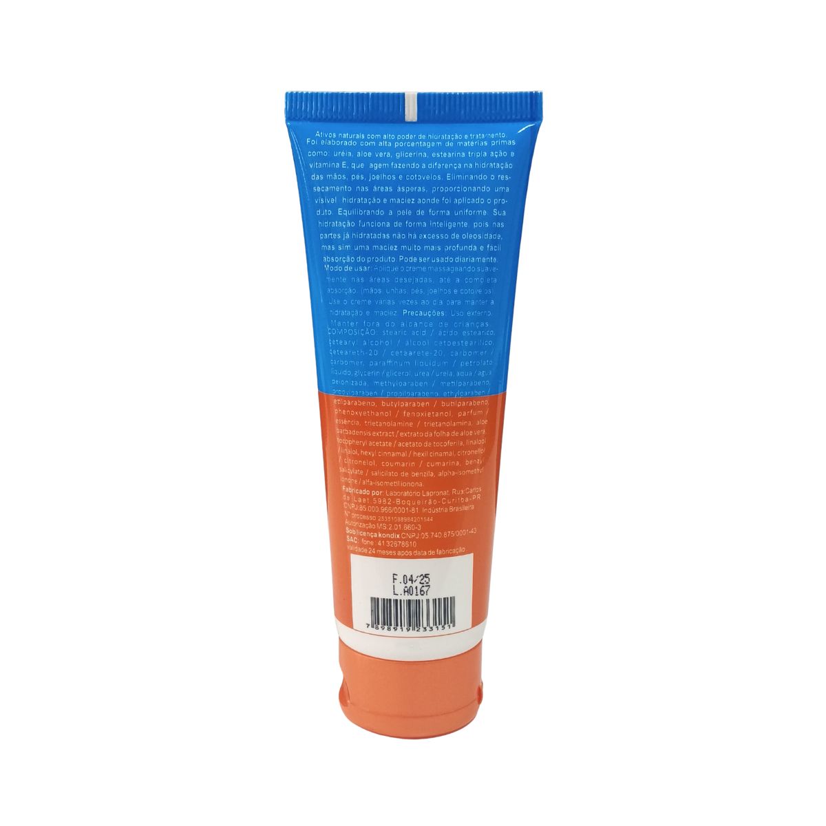 CREME HIDRATANTE MAOS E PES COM UREIA KONDIX 120G