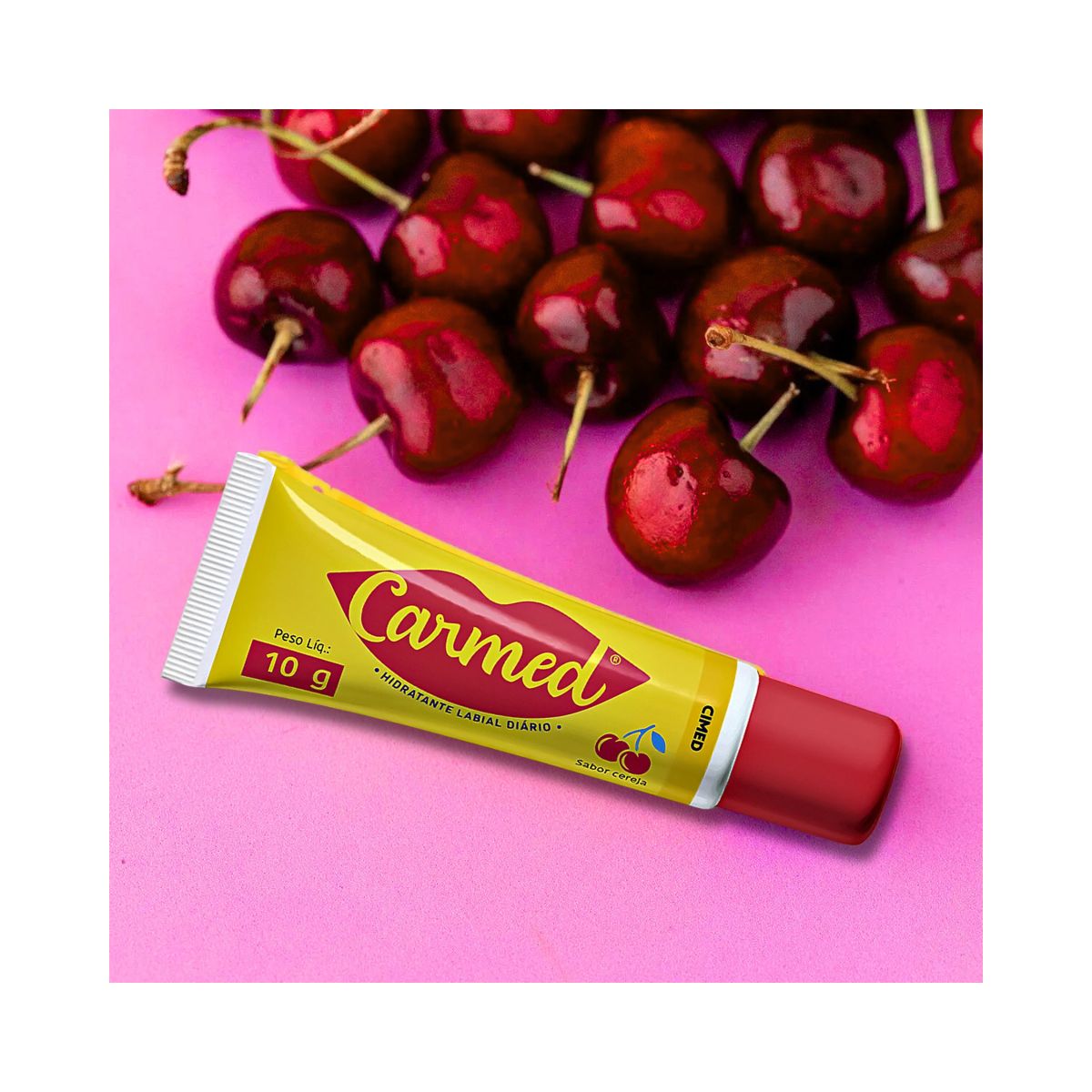 HIDRATANTE LABIAL BISNAGA CEREJA CARMED CIMED 10G