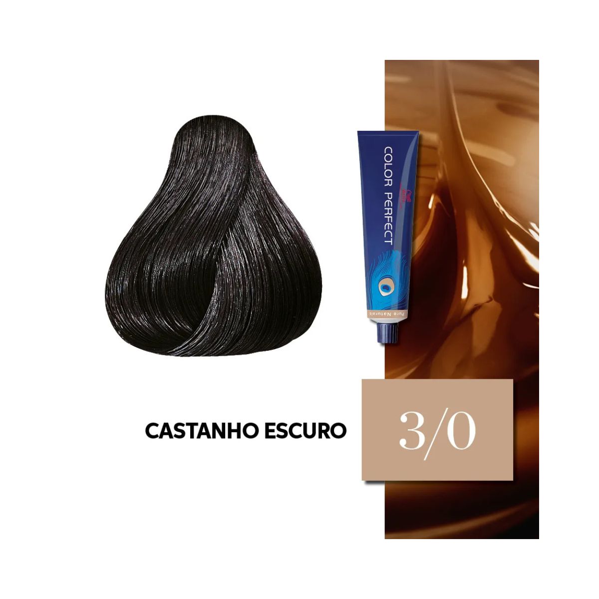 COLORAÇÃO COLOR PERFECT 3.0 CASTANHO ESCURO WELLA PROFISSIONALS 60G