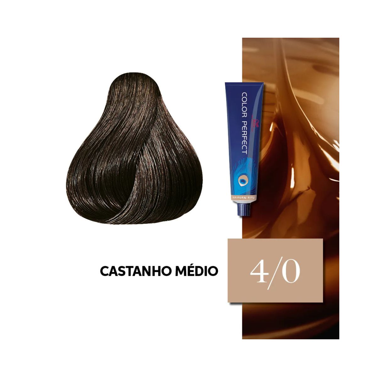 COLORAÇÃO COLOR PERFECT 4.0 CASTANHO MÉDIO WELLA PROFISSIONALS 60G