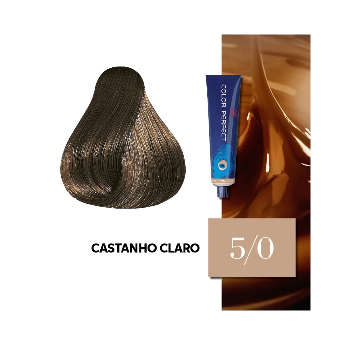 COLORAÇÃO COLOR PERFECT 5.0 CASTANHO CLARO WELLA PROFESSIONALS 60G