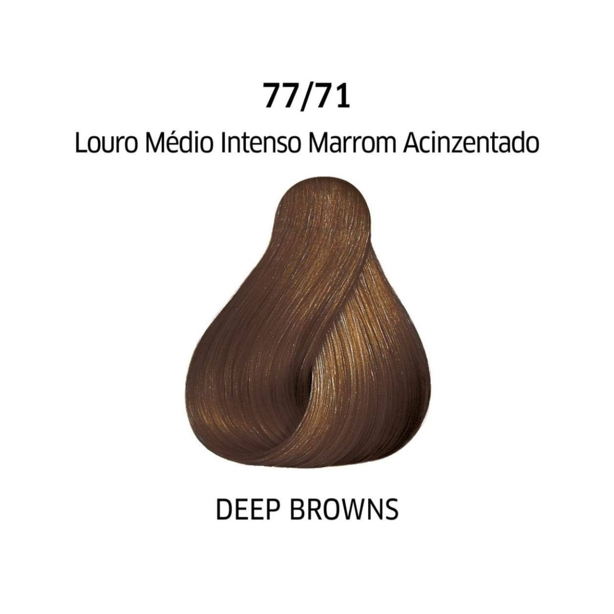 COLORAÇÃO COLOR PERFECT 77/71 LOURO ESCURO MARROM INTENSO ACINZENTADO PROFISSION