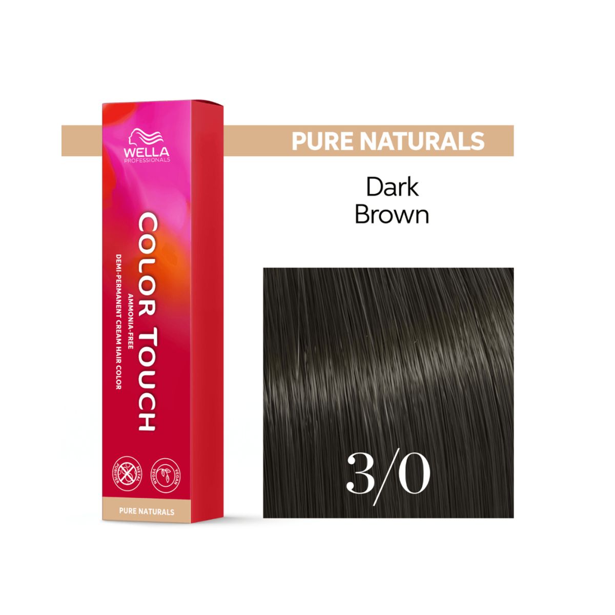 TONALIZANTE COLOR TOUCH 3.0 CASTANHO ESCURO WELLA PROFISSIONALS 60G